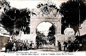 Sidi-bel-abbes- Cavalcade depart Legion au Tonkin -01